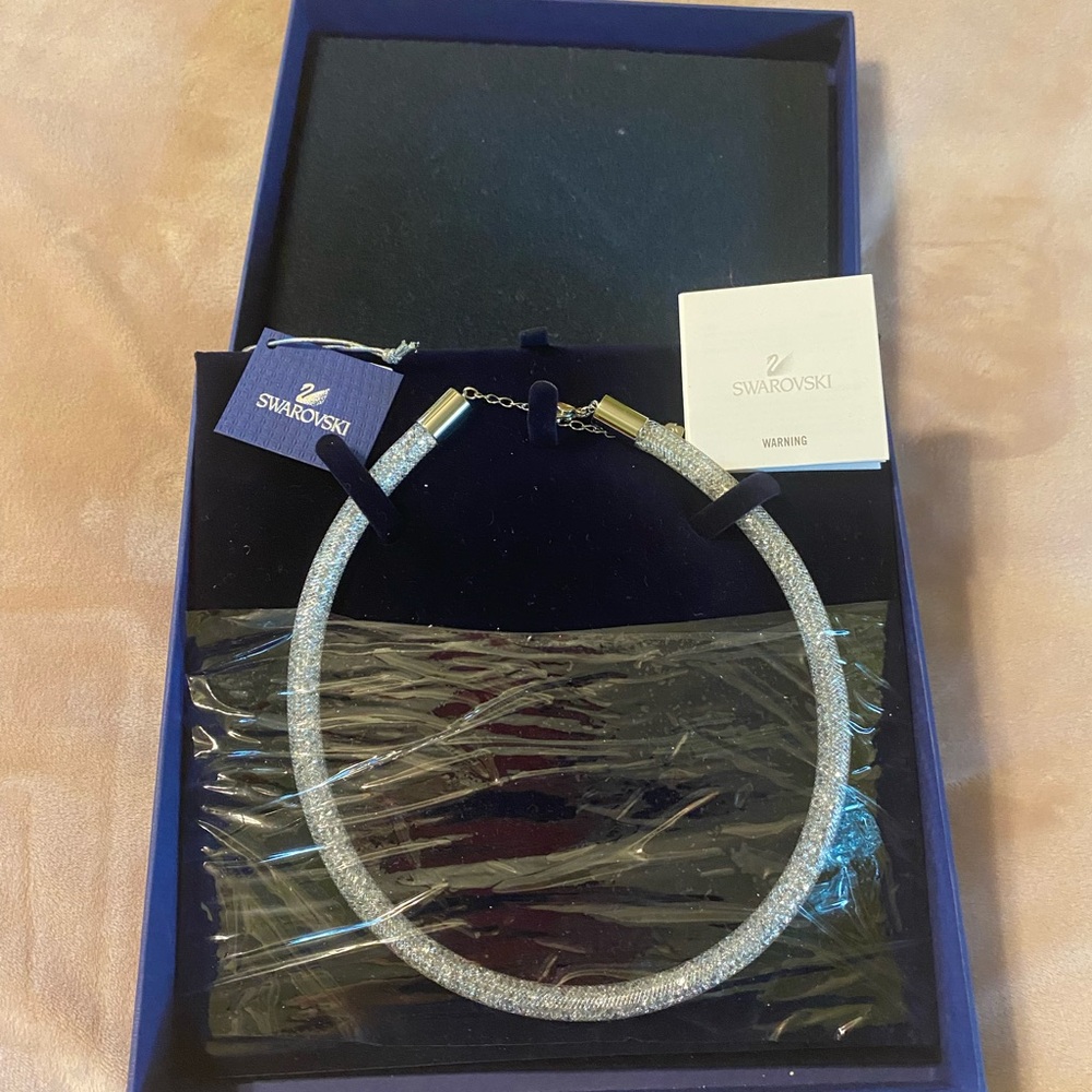 Swarovski Sparkling Silver Necklace